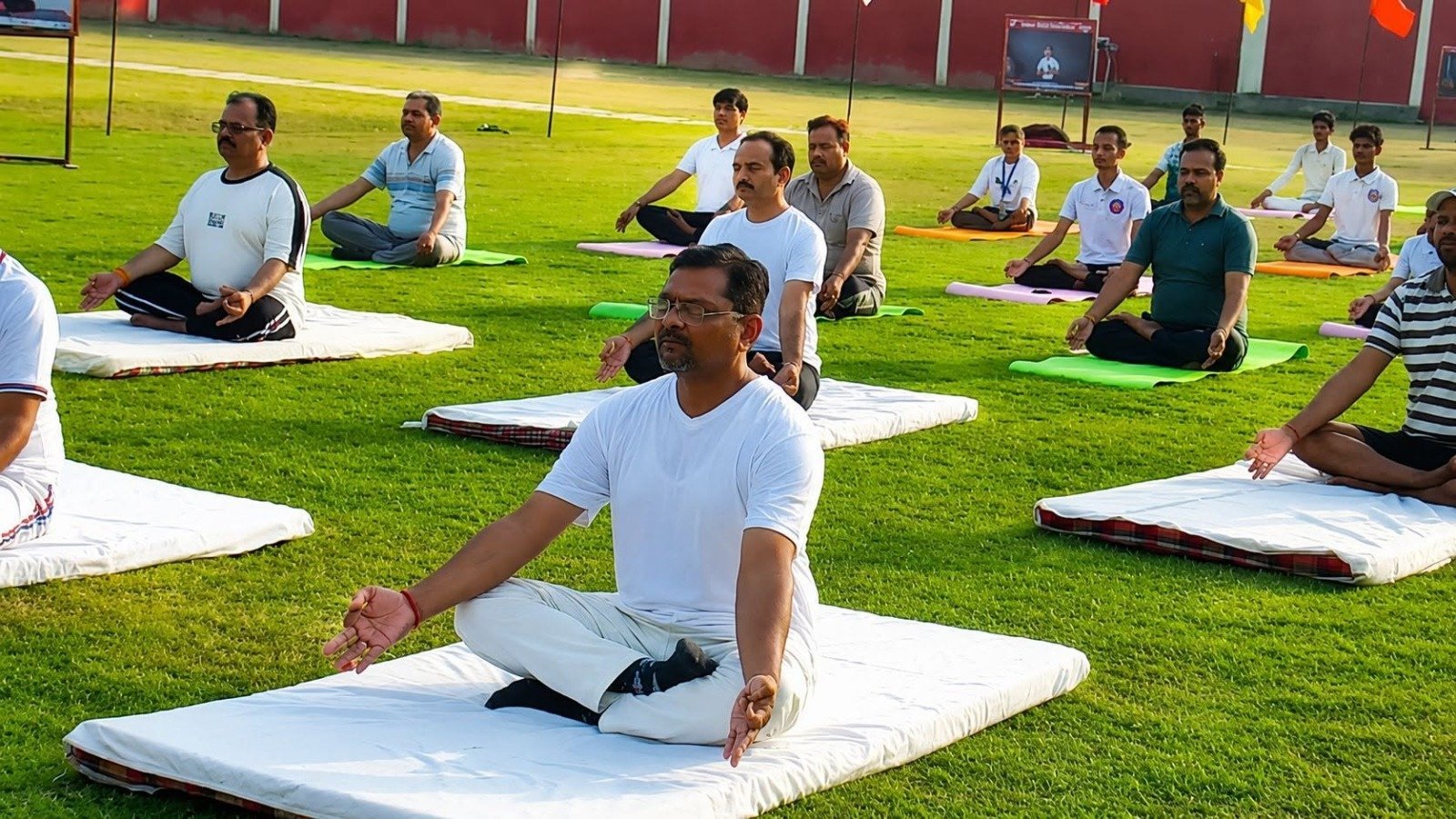 कुलपति प्रो. पुष्पेन्द्र बहादुर सिंह के निर्देशन में अंतर्राष्ट्रीय योग दिवस का आयोजन
